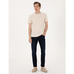 Pierre Cardin Erkek Koyu Lacivert Slim Fit Jean Pantolon 50308996-VR100