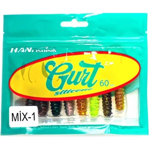 Han Fish Gurt 6cm Silikon Yem - Mix 1 (7 Renk)