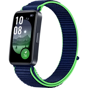 Huawei Band 8 / 9 / 10 Uyumlu Hasır Örgü Ince Kumaş Cırtlı Kordon Bileklik