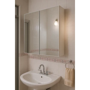 By Golden Aynalı Banyo Dolabı