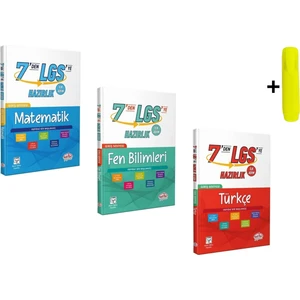 Editör Yayınları 7’den Lgs’ye Hazırlık Matematik Fen Türkçe Seti Yeni