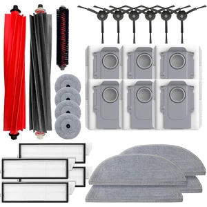 Roborock S8 Maxv Ultra /S8 Max Ultra Elektrikli Süpürge Ana Yan Fırça Hepa Filtre Paspas Bezi Toz Torbası için Yedek Parçalar (Yurt Dışından)