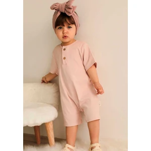 Fitilli Tulum 0-3 Yaş Pudra Pembe