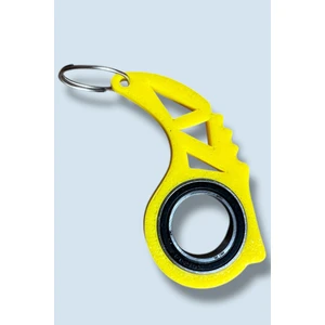 Keyrambit Rulmanlı Sarı Dönen Anahtarlık – 1 Adet