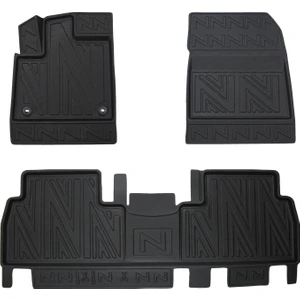 NewDeco Opel Comb0 2019 ve Sonrası Için 5,5d Carbon Style Havuzlu Paspas - Tpe Malzeme