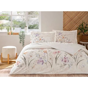 White Lily Çift Kişilik Lastikli Fitted Çarşaflı Nevresim Takımı