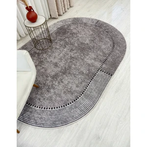 Vizonkahve Jüt Sisal Görünüm Kaymaz Taban Halı