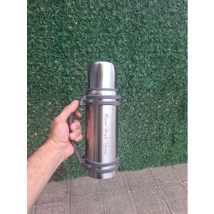 Kale Promosyon Kişiye Özel Isim Baskılı Termos 1300 ml Termos Bardak SUS-304 Paslanmaz Çelik Bardak