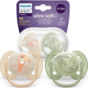 Philips Avent Ultra Soft Yumuşak 2li Emzik 0-6 Ay - SCF091/07