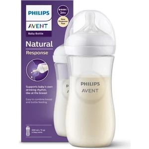 Philips Avent Natural Response PP Biberon 3 Ay+ 330ml SCY906/01