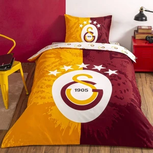 Lisanslı %100 Pamuk Çarşafı Lastikli Tek Kişilik Nevresim Takımı Galatasaray 5. Yıldız