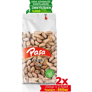 Paşa Kuruyemiş Kavrulmuş Antep Fıstığı 250 gr x 2 Adet (Toplam 500 gr)