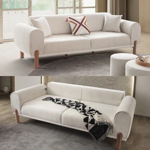 Edsy Home Armoni 3'lü Koltuk Krem