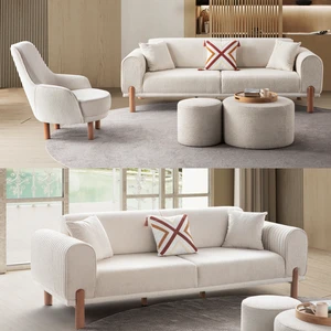 Edsy Home Armoni 3+1 Koltuk Takımı Krem