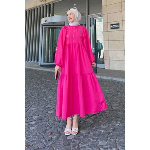 Yazlık Elica Elbise Pembe