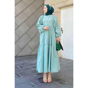 Yazlık Elica Elbise Mint Yeşili