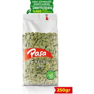 Paşa Kuruyemiş Çiğ Iç Kabak Çekirdeği Şeffaf Paket 250 gr (Naturel)