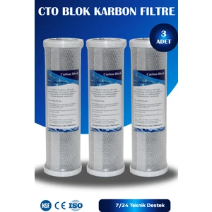 Açık Kasalar Için Cto Blok Karbon 3'lü