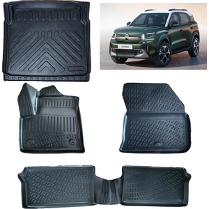 C3 Aircross Elektrikli  2025 Sonrası 3D Paspas ve Sabit Zemin Alt Bagaj Havuzu