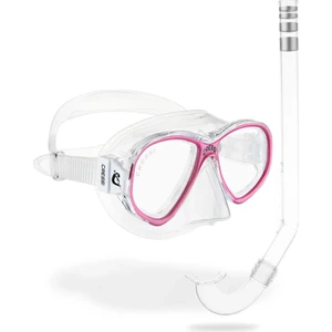Perla Maske ve Mini Gringo Şnorkel Set Clear/pink (7-13 Yaş)