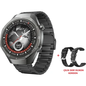 SK40 Amoled 49 mm 3 Kordonlu Akıllı Saat