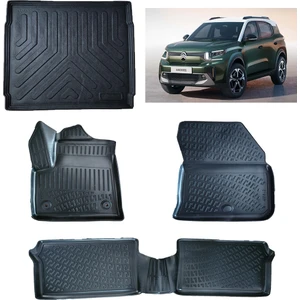 Citroen C3 Aircross Elektrikli  2024 ve Sonrası 3D Paspas ve Alt Bagaj  Havuzu