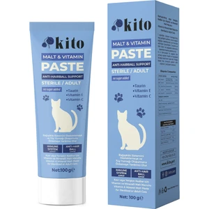 Kısır ve Yetişkin Kediler Için Tüy Yumağı Önleyici ve Destekleyici Malt Macunu-Paste 100G