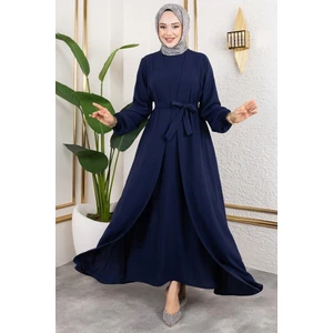 Asil Abaya Takım Lacivert