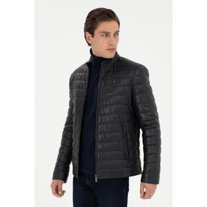 U.s. Polo Assn. Erkek Lacivert Deri Mont-Kaban 50297160-200