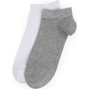 U.S. Polo Assn. Kadın Gri Melanj Çorap 50311362-VR086