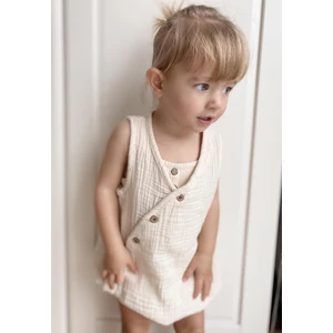 Kruvaze Yaka Zıbın Krem