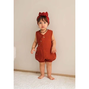 Kruvaze Yaka Zıbın Rust