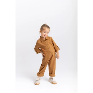 Gabardin Tulum 2-7 Yaş Taba