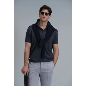 Laon Smart Erkek Polo Tişört Slim Fit Siyah