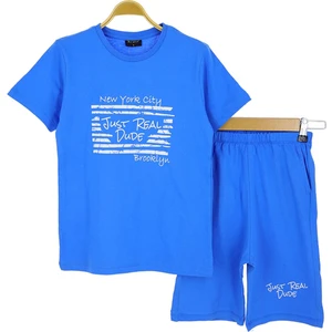 Erkek Çocuk Takım Şortlu Baskılı