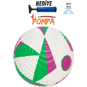 Futbol Topu 2026 5 Astarlı Pompalı Set Dayanıklı Sert Zemin Halı Saha Ekstra Dayanıklı Futbol Topu No:5 FT001