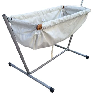 Portatif Çantalı 0-7 Model Bebek Hamağı, Bebek Beşiği ( Grı ) ( Büyük Boy )