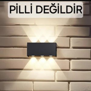 Dekoratif Modern Aplik Çift Yönlü Düz Kasa Şık Yeni Nesil Aplik (Dikkat! Pilli Değildir !) (Ürün Videosu Mevcut)