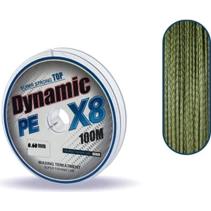 Dynamıc  Pe  8x  Braıd Lıne  100 mt  Green 0,25 mm