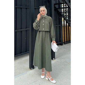 Üst Ceket Jile Takım Haki