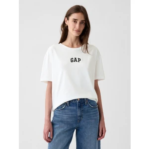 Kadın Beyaz Arch Gap Logo T-Shirt