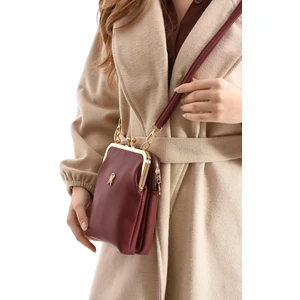 Pisa Burslu Kadın Çapraz Çanta – Gold Klipsli, Şık ve Fonksiyonel Omuz Çantası BP-4860O