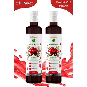 2 Adet Kızılcık Özü Doğal – Katkısız & Yoğun Kıvamlı