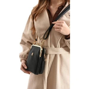 Pisa Burslu Kadın Çapraz Çanta – Gold Klipsli, Şık ve Fonksiyonel Omuz Çantası BP-4860O