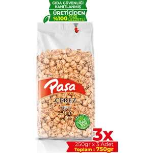 Paşa Kuruyemiş Çifte Kavrulmuş Sarı Leblebi 250 gr x 3 Adet