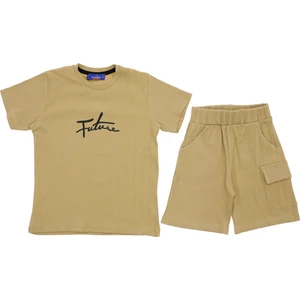 Erkek Çocuk Şort Takım Baskılı