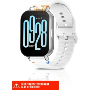 Xiaomi Redmi Watch 4 / Redmi Watch 5 / Mi Band 8 Pro Uyumlu Wave Silikon Kordon 20MM