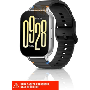 Xiaomi Redmi Watch 4 / Redmi Watch 5 / Mi Band 8 Pro Uyumlu Wave Silikon Kordon 20MM