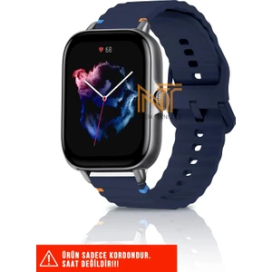 Xiaomi Amazfit Gts / Gts 2 / Gts 2e / Gt S3 / Gt S4 Mini Uyumlu Wave Silikon Kordon 20MM