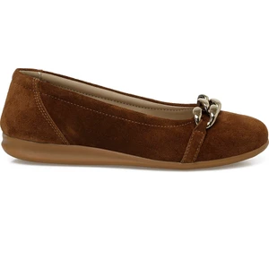 Polaris 5 Nokta 105434.Z5FX Kahverengi Kadın Düz Ayakkabı